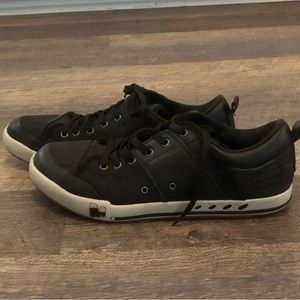 Merrell J49633 Rant black/black canvas leather athletic shoe size 10